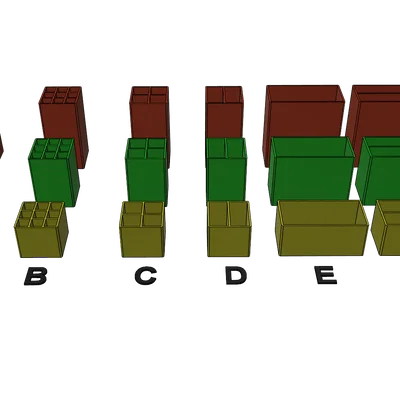 Khay đựng đồ để bàn in 3D đa năng, dễ in không cần support