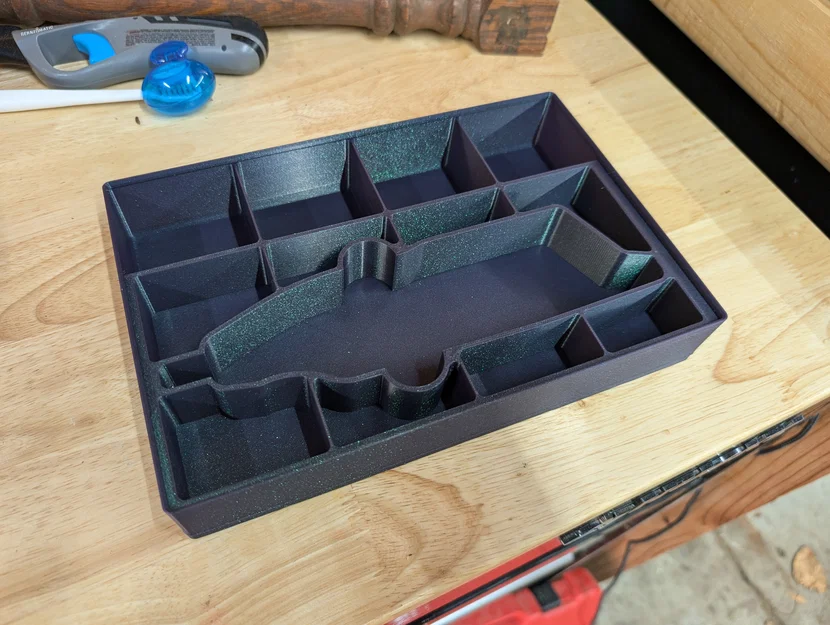 Khay Gridfinity cho máy mài cầm tay Milwaukee M12 Rotary Tool - Image 2