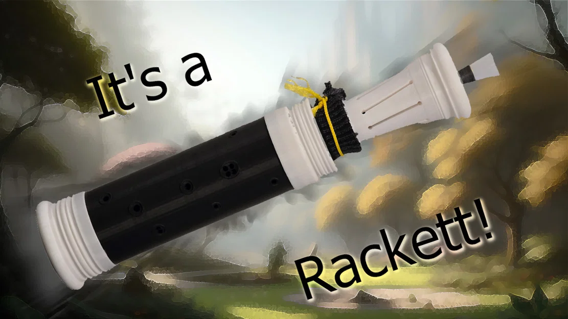 Rackett – Nhạc cụ hơi double reed thời Phục Hưng (bản in 3D) - Image 1