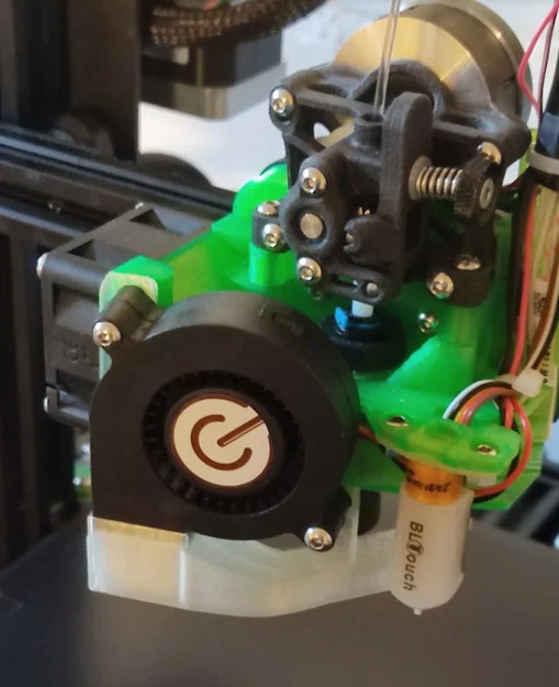 Ngàm DanAnd cho E3D Revo Micro + Sherpa Mini: Ender3/CR10/Sunlu S8, Bowden/Direct - Image 1