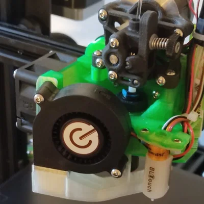 Ngàm DanAnd cho E3D Revo Micro + Sherpa Mini: Ender3/CR10/Sunlu S8, Bowden/Direct