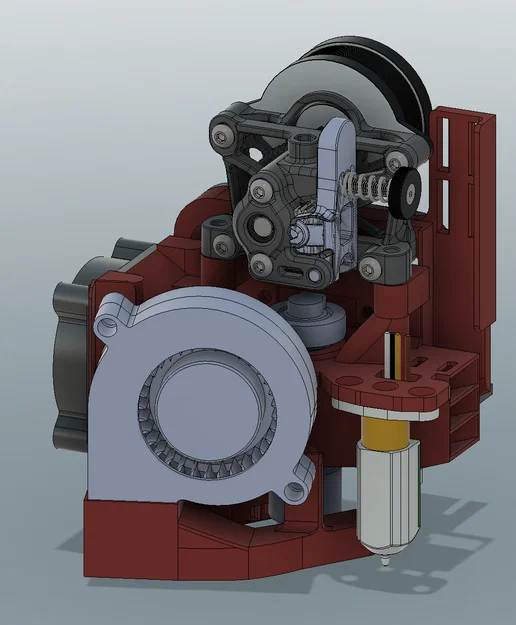 Ngàm DanAnd cho E3D Revo Micro + Sherpa Mini: Ender3/CR10/Sunlu S8, Bowden/Direct - Image 3