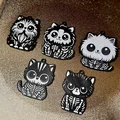 Móc khóa mèo Halloween xương (Skeleton) – 5 mẫu thiết kế - Thumbnail 2
