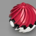 Đồ trang trí cây thông Noel, quả cầu phong cách Pokeball - Thumbnail 6