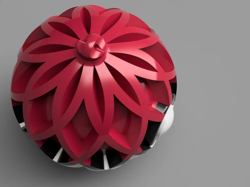 Đồ trang trí cây thông Noel, quả cầu phong cách Pokeball - Image 7
