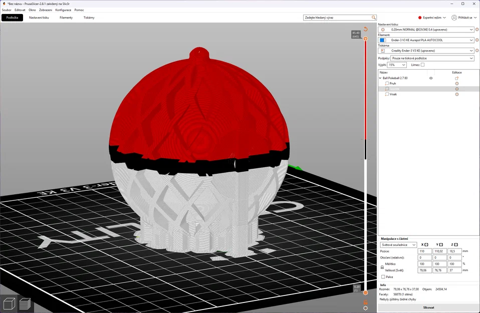 Đồ trang trí cây thông Noel, quả cầu phong cách Pokeball - Image 11