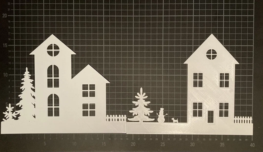 Mô hình 3D trang trí cửa sổ mùa đông - Winter Window Decoration - Image 3