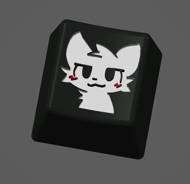 Nút bàn phím Boykisser Keycap 3D cực dễ thương cho bàn phím cơ - Image 1