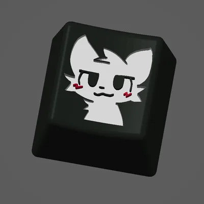 Nút bàn phím Boykisser Keycap 3D cực dễ thương cho bàn phím cơ