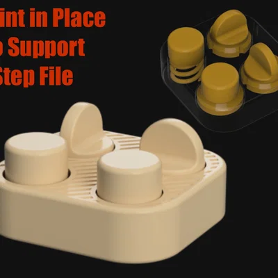 Mô hình đồ chơi xả stress 4-in-1 Fidget in 3D không cần support