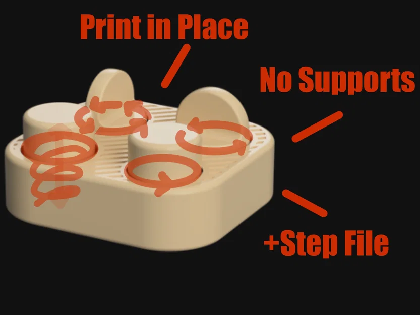 Mô hình đồ chơi xả stress 4-in-1 Fidget in 3D không cần support - Image 3