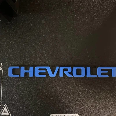 Mô hình logo Chevrolet in 3D - Phụ kiện trang trí cho người yêu xe