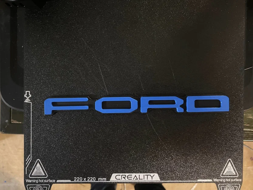 Mô hình logo Ford trang trí 3D sắc nét cho người đam mê xe - Image 1