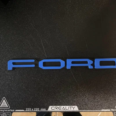 Mô hình logo Ford trang trí 3D sắc nét cho người đam mê xe