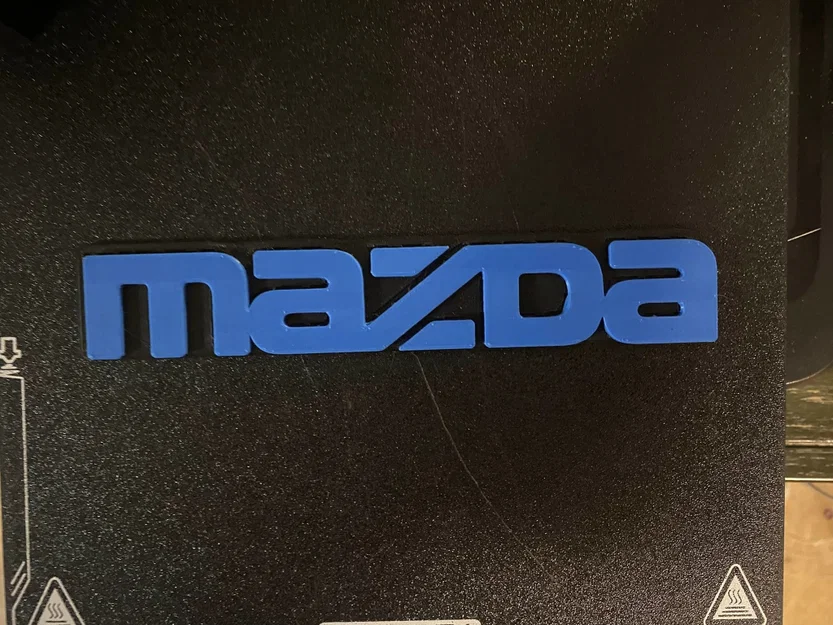 Mô hình logo Mazda in 3D sắc nét - File in chất lượng cao - Image 1