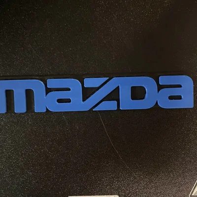Mô hình logo Mazda in 3D sắc nét - File in chất lượng cao