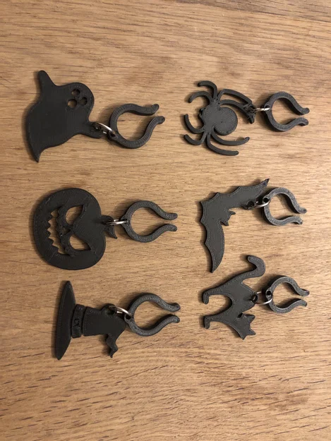 Phụ kiện trang trí ly rượu chủ đề Halloween in 3D độc đáo - Image 2