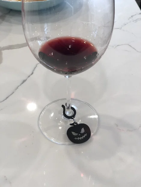 Phụ kiện trang trí ly rượu chủ đề Halloween in 3D độc đáo - Image 3