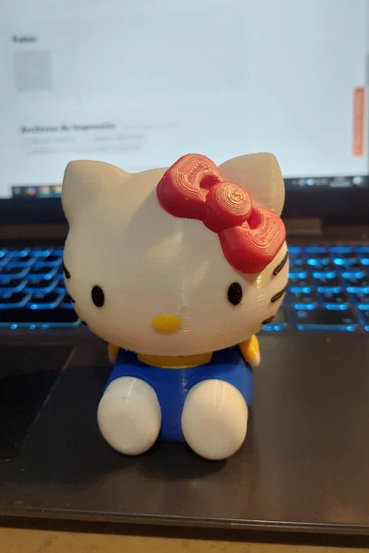 Mô hình 3D Hello Kitty dễ thương, lắp ghép đơn giản - Image 1