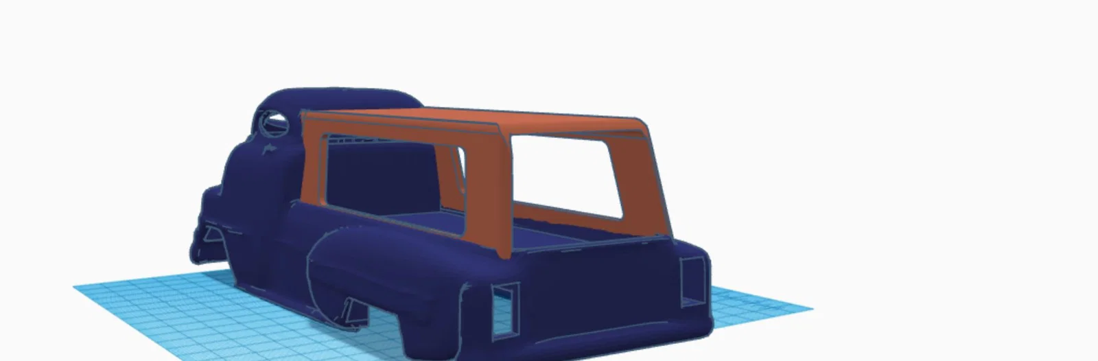 Thân vỏ xe bán tải (Truck Body) in 3D dành cho SCX24 - Image 1
