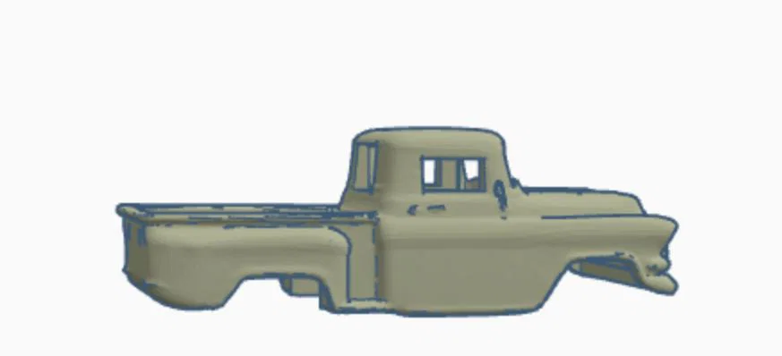 Thân vỏ xe bán tải (Truck Body) in 3D dành cho SCX24 - Image 3