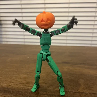Đầu bí ngô Halloween cho mô hình Dummy 13 in 3D