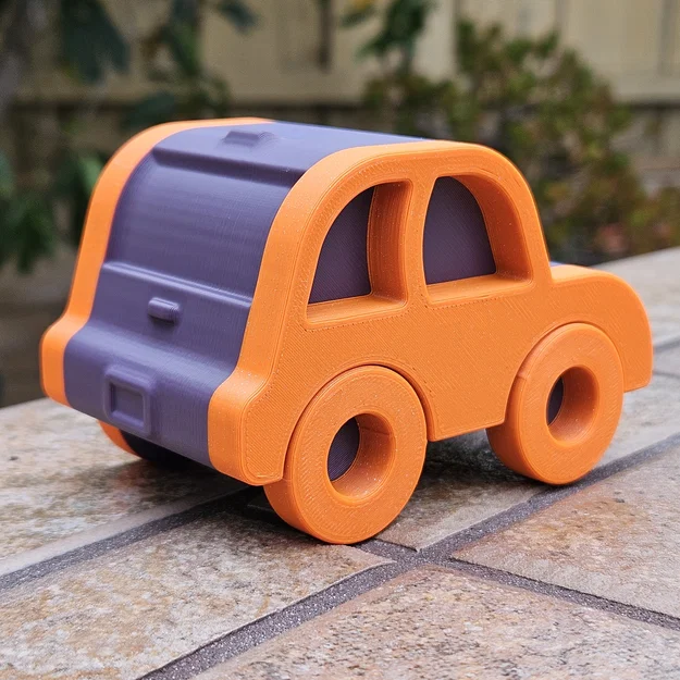 City Car – Xe đô thị dễ thương in nghiêng không cần supports - Image 3