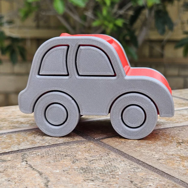 City Car – Xe đô thị dễ thương in nghiêng không cần supports - Image 6
