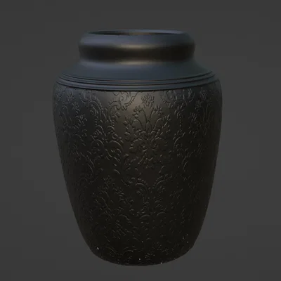 Bình Hoa Dạng Bình Gốm Gothic (Supportless)