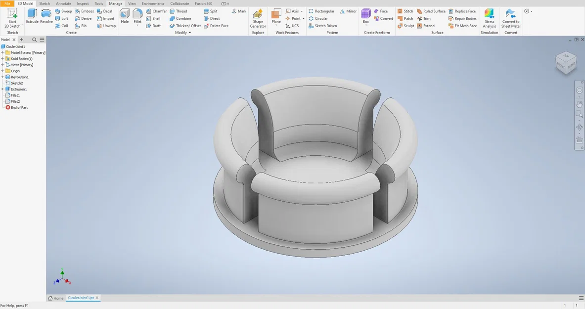 Khớp xoay tròn (Circular rotating joint) - Image 2
