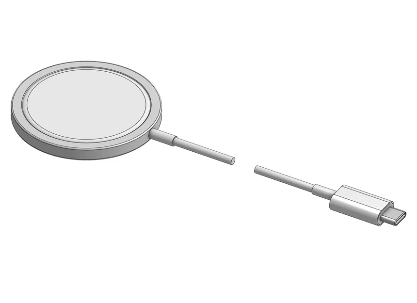 File CAD chuẩn Apple MagSafe để thiết kế giá đỡ sạc 3D - Image 5