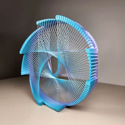 Layers String Art – Tranh treo tường dạng string nhiều lớp