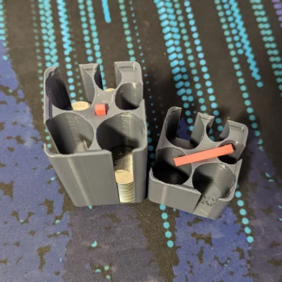 Khay Gridfinity lưu trữ pin nút (coin cell) 1x1