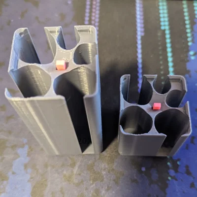 Khay Gridfinity lưu trữ pin nút (coin cell) 1x1