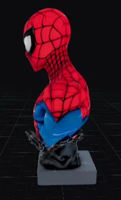 Mô hình tượng bán thân Spider-Man (Cool Spiderman Bust) cho máy in 3D - Image 3