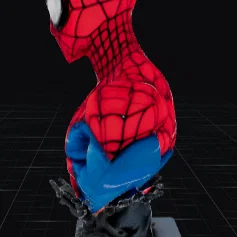 Mô hình tượng bán thân Spider-Man (Cool Spiderman Bust) cho máy in 3D