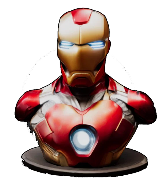 Mô hình tượng bán thân Iron Man (Iron Man Bust) để in 3D - Image 1