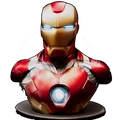 Mô hình tượng bán thân Iron Man (Iron Man Bust) để in 3D - Thumbnail 1
