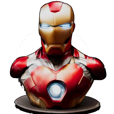 Mô hình tượng bán thân Iron Man (Iron Man Bust) để in 3D