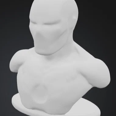 Mô hình tượng bán thân Iron Man (Iron Man Bust) để in 3D