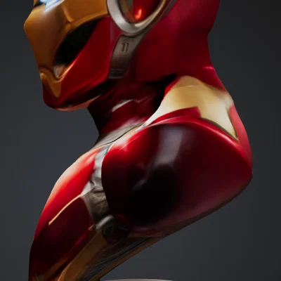 Mô hình tượng bán thân Iron Man (Iron Man Bust) để in 3D