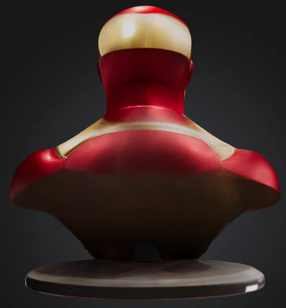 Mô hình tượng bán thân Iron Man (Iron Man Bust) để in 3D - Image 4