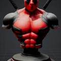 Mô hình tượng bán thân Deadpool Marvel 3D cực ngầu để in - Thumbnail 1