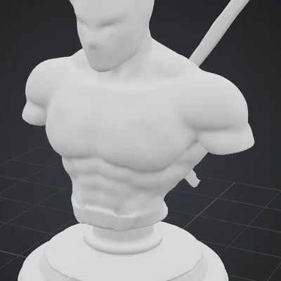 Mô hình tượng bán thân Deadpool Marvel 3D cực ngầu để in