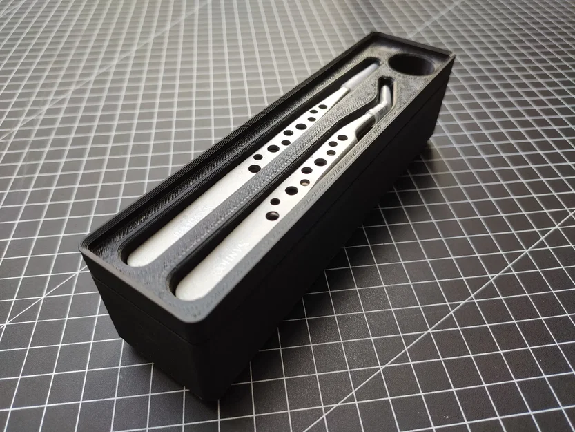 Khay đựng nhíp Gridfinity - Giải pháp sắp xếp bàn làm việc chuyên nghiệp - Image 1