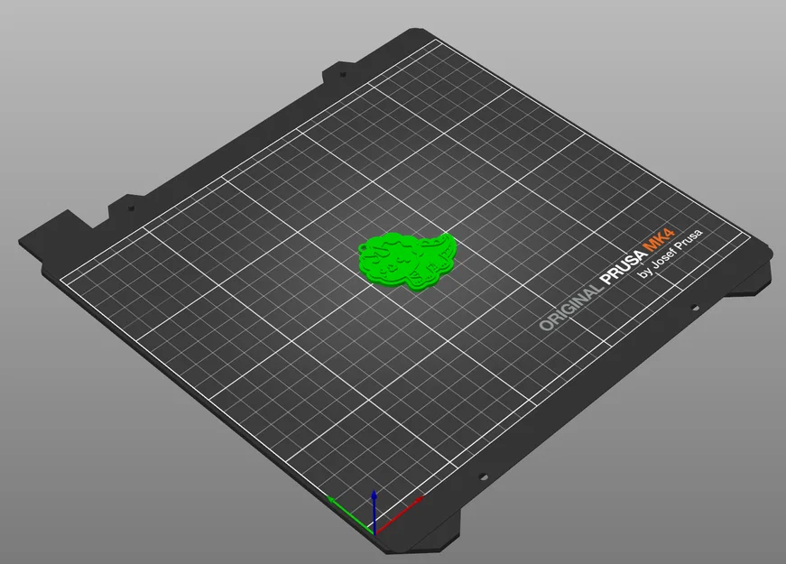 Móc khóa khủng long Triceratops dễ thương in 3D - Image 2