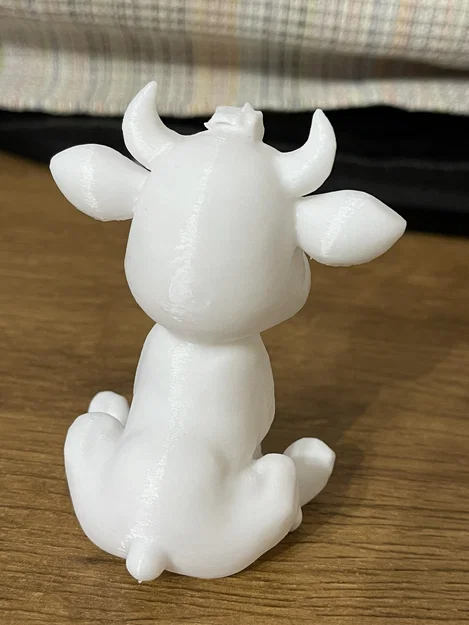 Mô hình chú bò ngồi (Sitting Cow) đáng yêu dành cho tô màu thủ công - Image 3