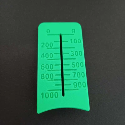 Thước đo trọng lượng nhựa 1kg dành cho cuộn Bambulab