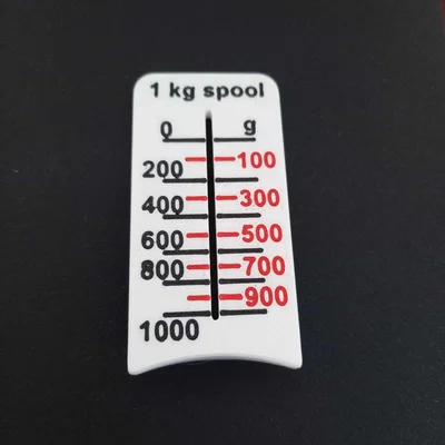 Thước đo trọng lượng nhựa in 3D cho cuộn 1kg AURAPOL