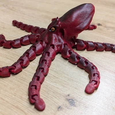 Bạch tuộc realistic tay dài gắn nam châm